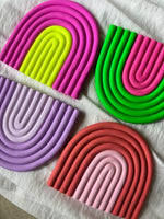 Load image into Gallery viewer, Rainbow Coasters: Multicolors Available
