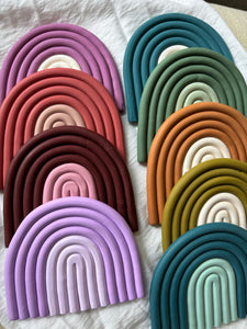 Rainbow Coasters: Multicolors Available