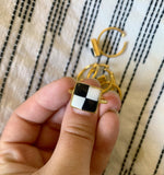 Load image into Gallery viewer, Checkered Adjustable Ring
