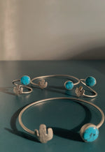 Load image into Gallery viewer, Cactus Turquoise Bracelet
