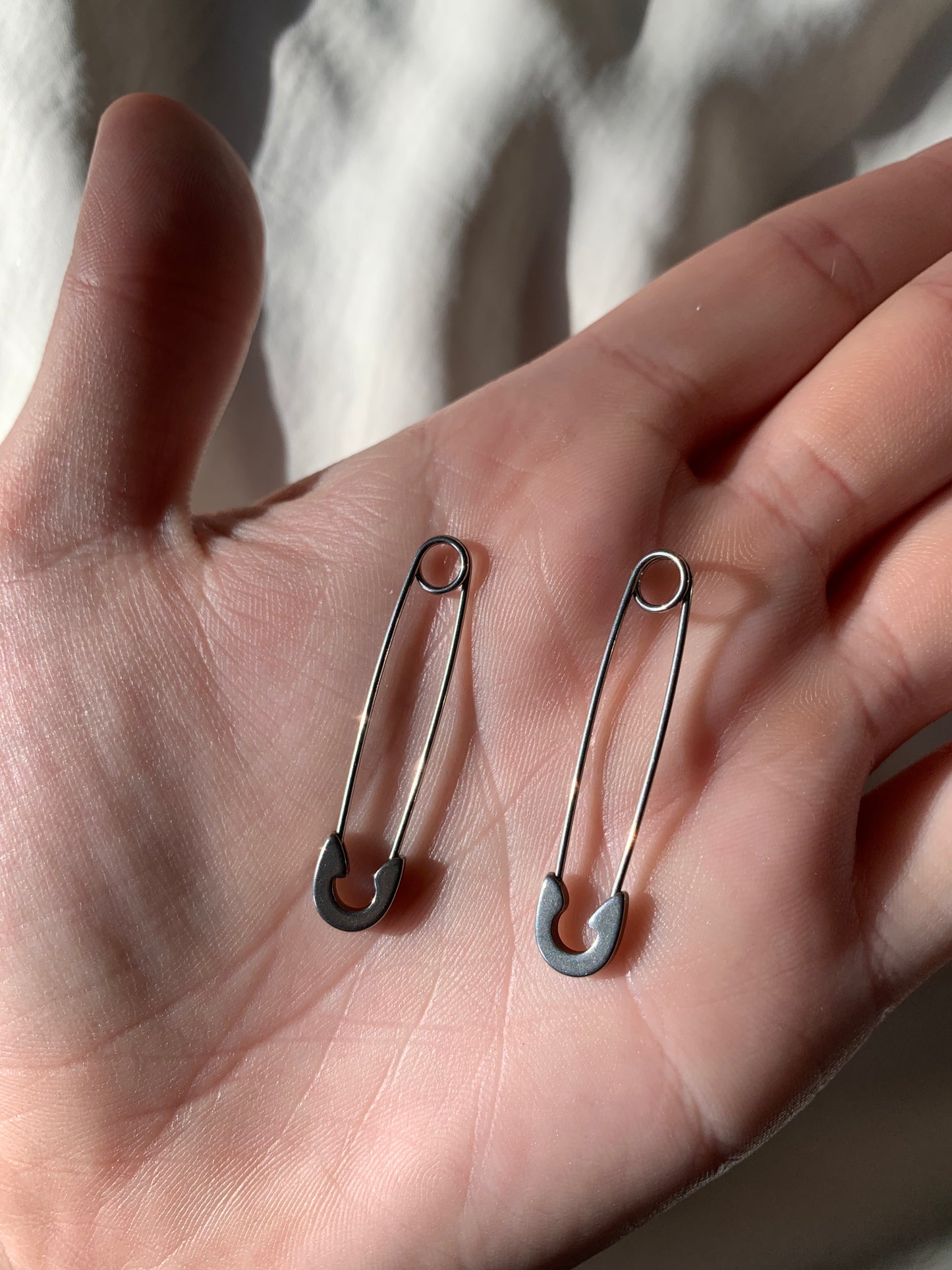 Safety Pin Earrings