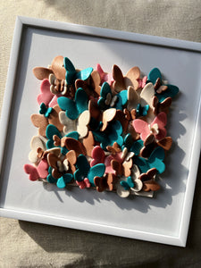 3D Butterfly Polymer Clay Art