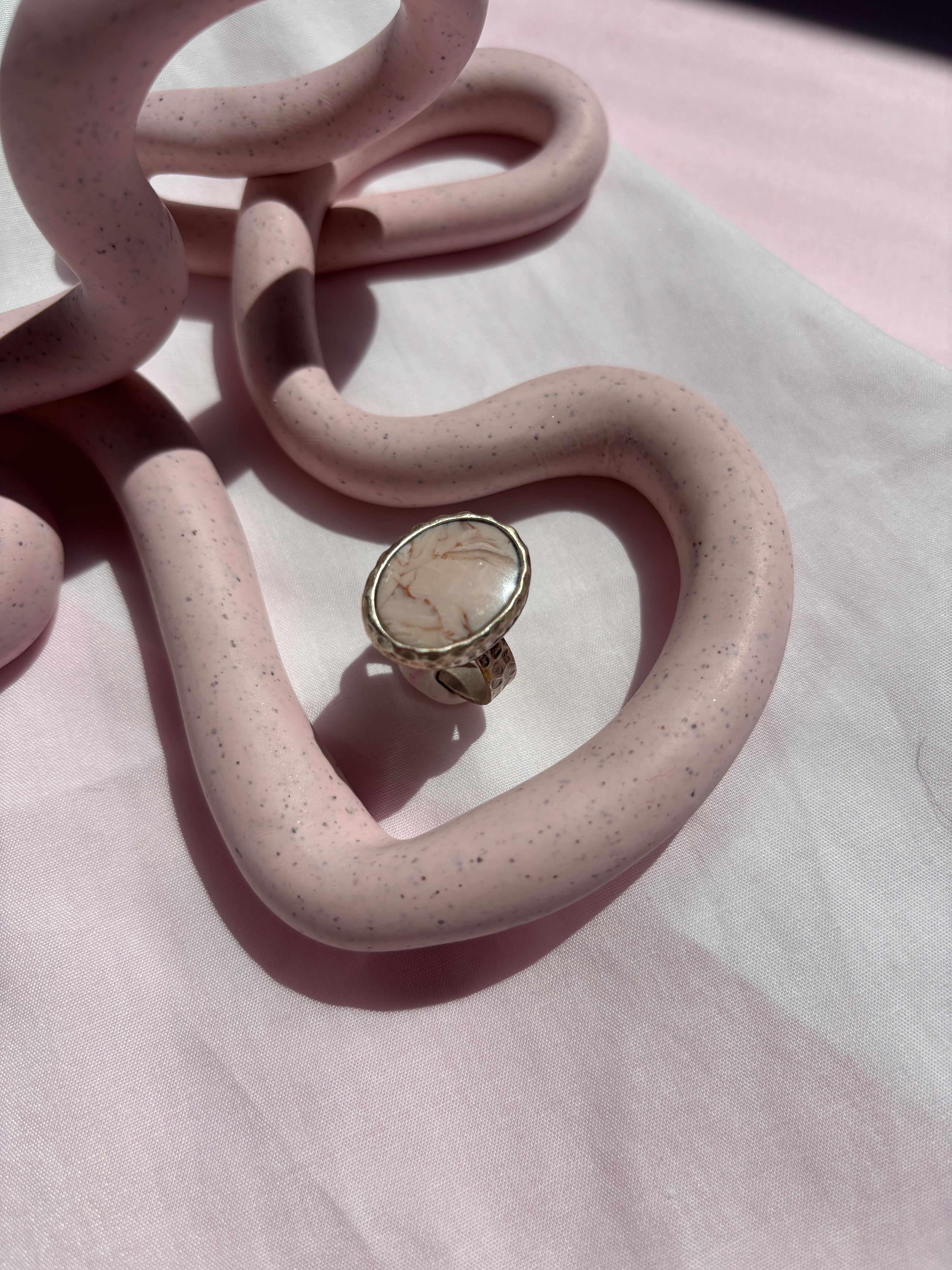 Pink Stone Ring