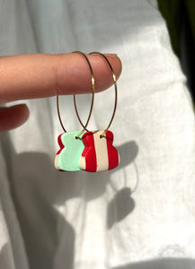 Striped Summer Hoops