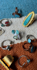 Load image into Gallery viewer, Vintage Blues Ring

