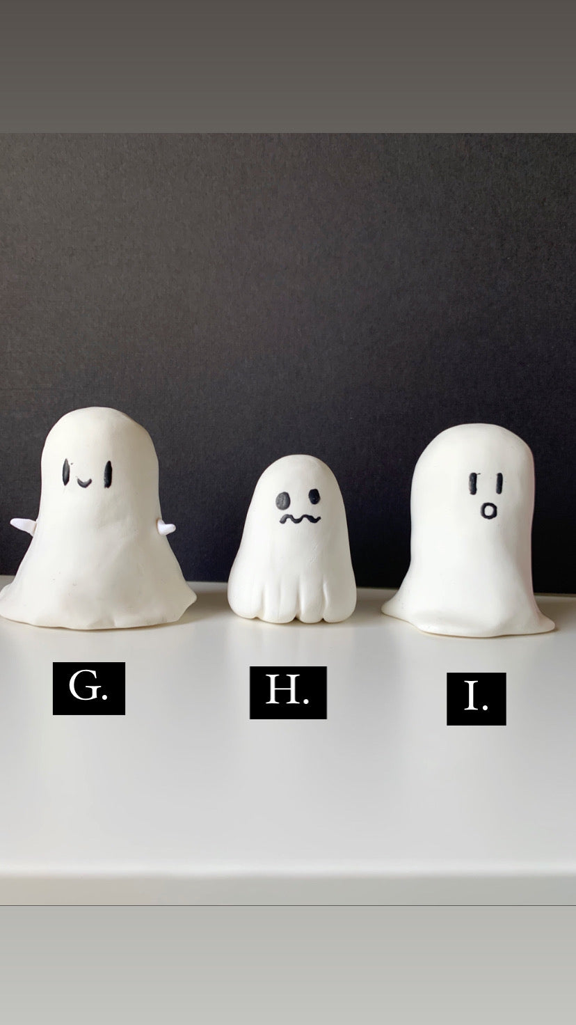 Polymer Clay Ghosts