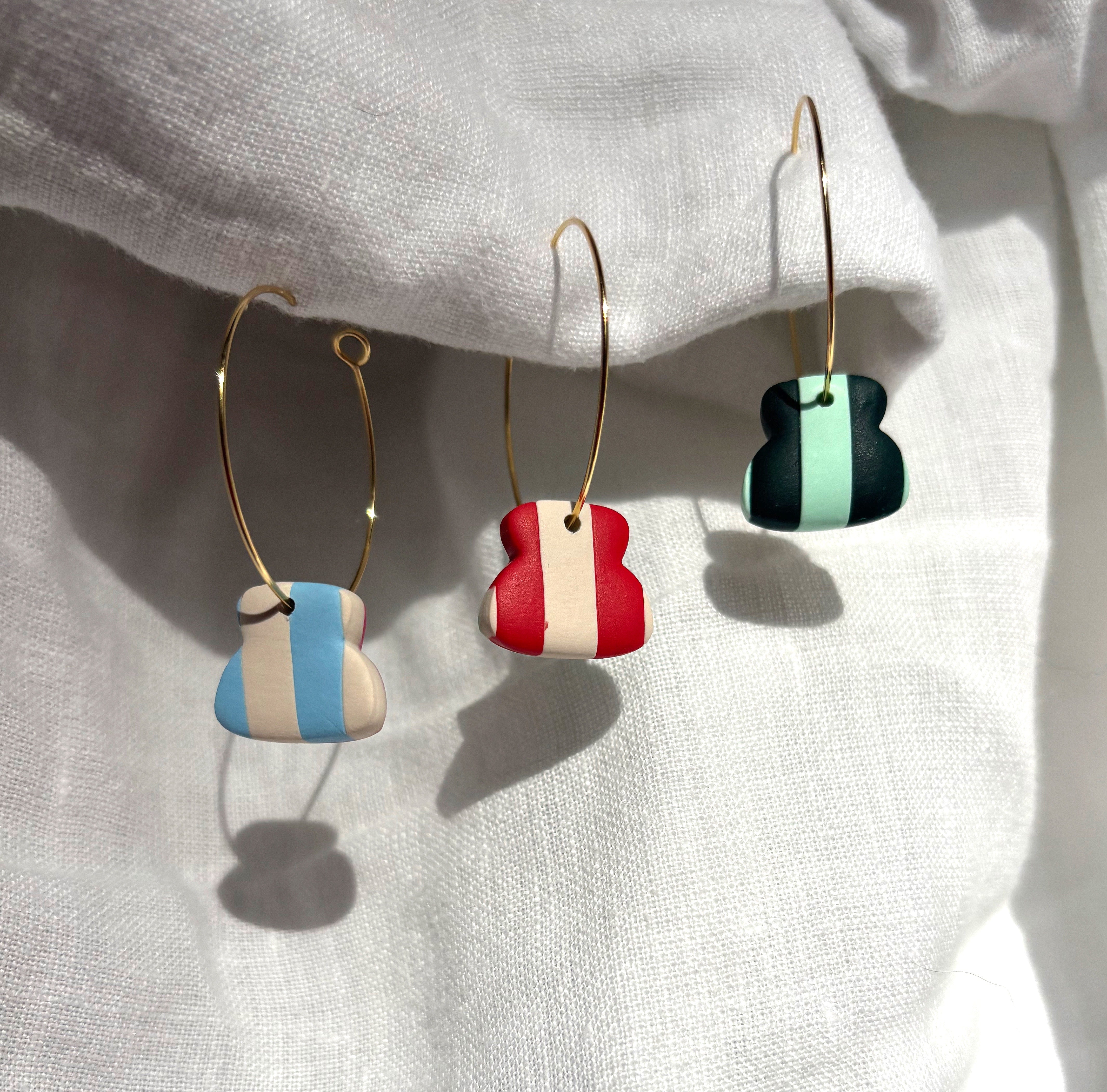 Striped Summer Hoops