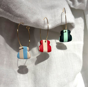 Striped Summer Hoops
