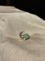 Load image into Gallery viewer, Silver Moon Ring: Sage
