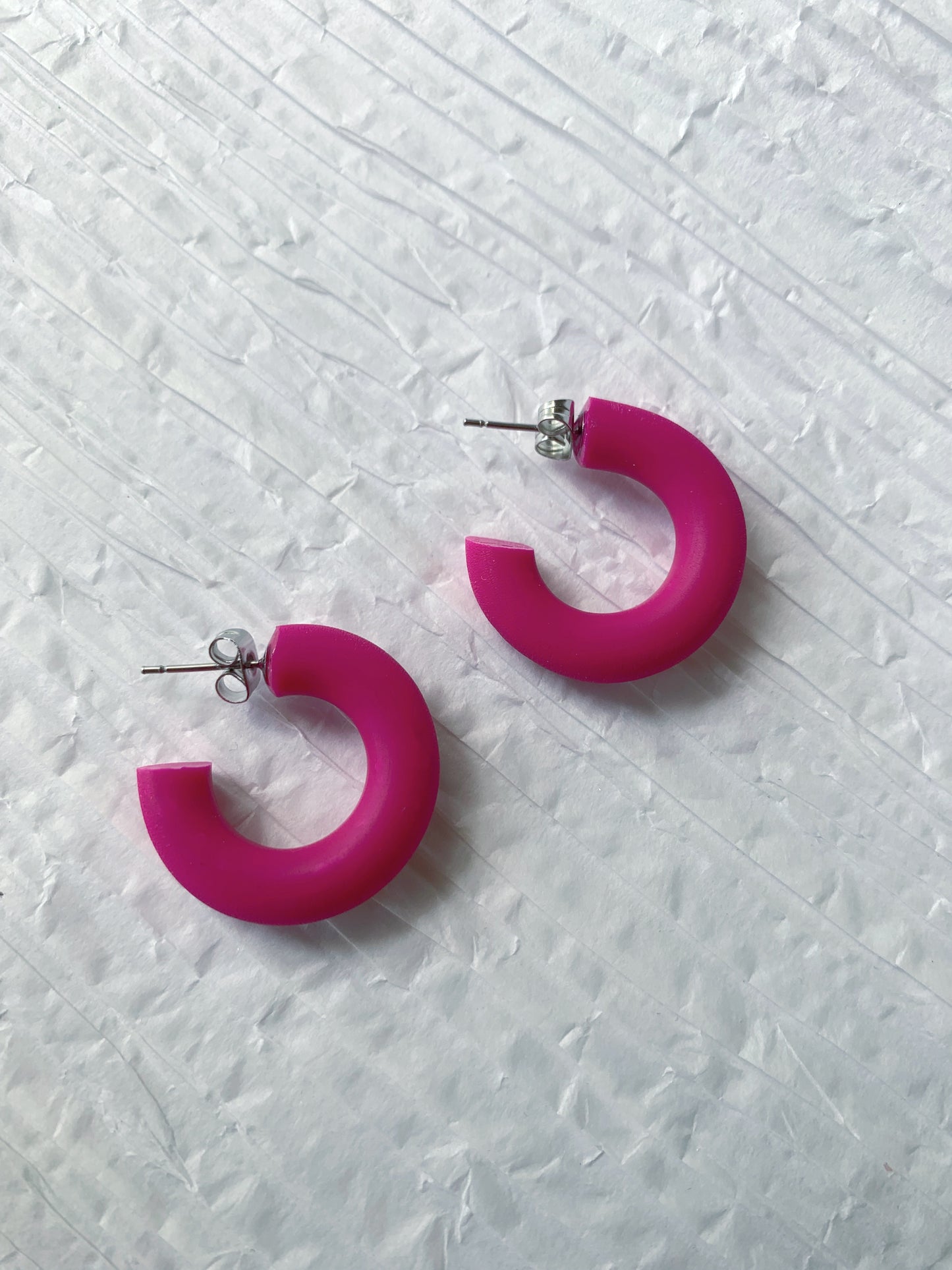 Mini Hoop: Hot Pink