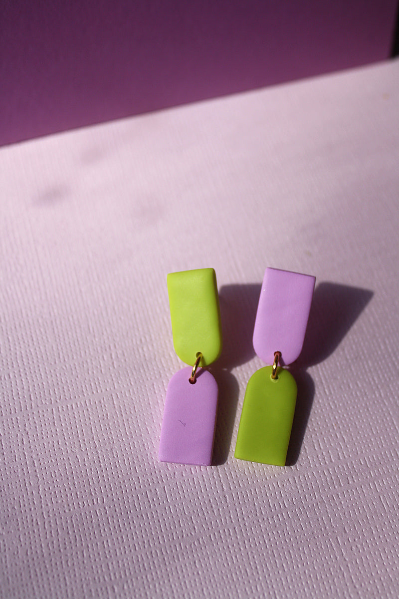 Spring Color Block Studs – Formation Clay