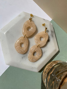 Milk & Honey Double Donut Earrings