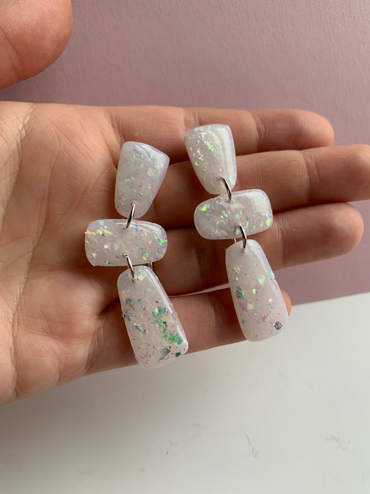 Opal Clay Dangle Earrings